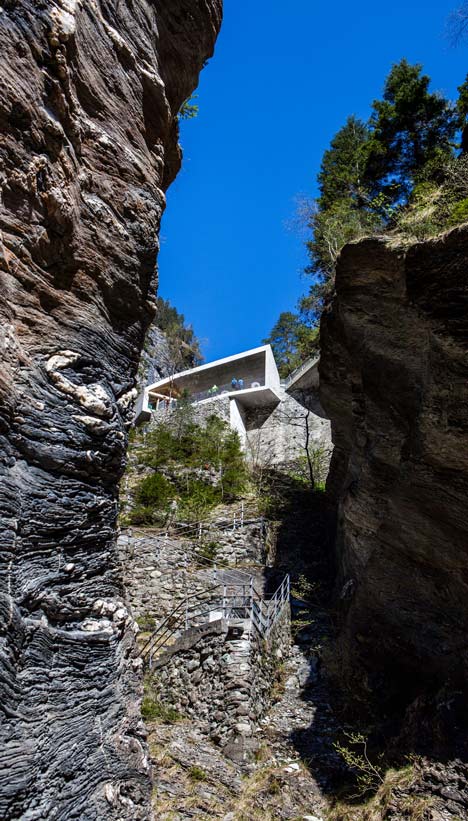 New Visitors Center in the Viamala Gorge by Iseppi-Kurath