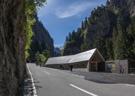 New Visitors Center in the Viamala Gorge by Iseppi-Kurath