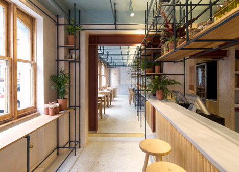 Opso restaurant in London by K-Studio