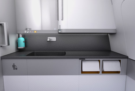 Priestmangoode airline interior for Embraer