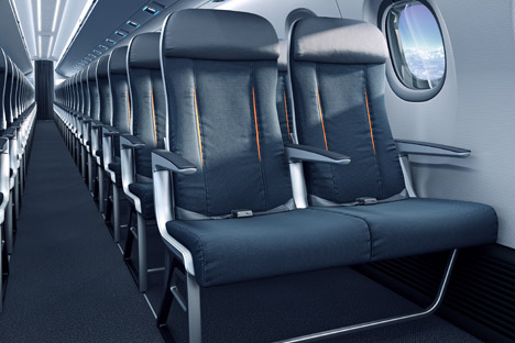 Priestmangoode airline interior for Embraer