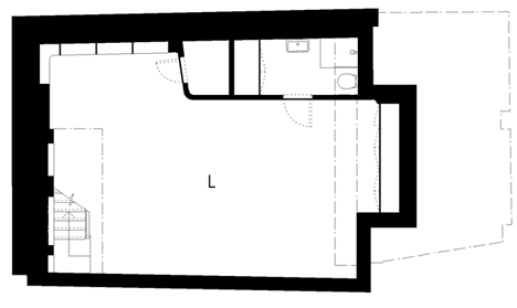 Basement plan – click for larger image Robert_Dye_extend_London_mews_house_dezeen_3