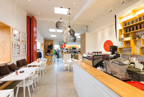 Saul E Méndez menswear store by Taller KEN