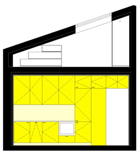 Schema apartment in Paris