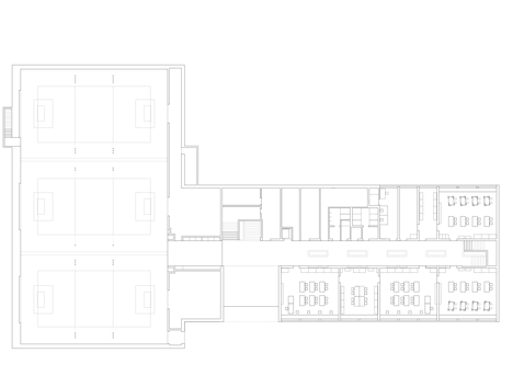 school and gym by Zwimpfer Partner AG