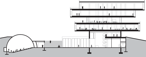 Bioinnova office block by Tatiana Bilbao