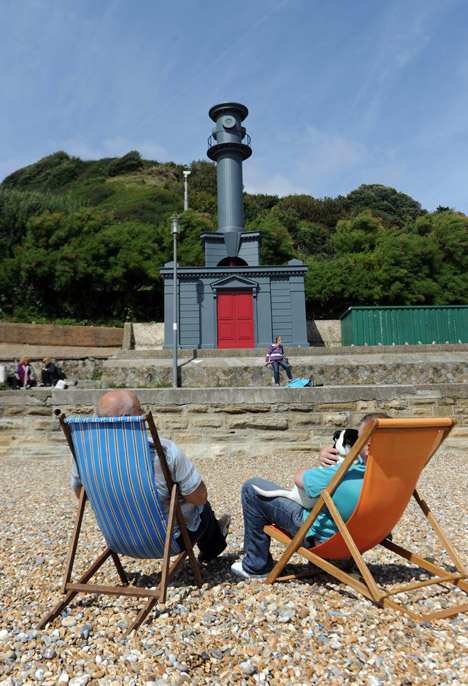 Beach Hut in the Style of Nicholas Hawksmoor by Pablo Bronstein