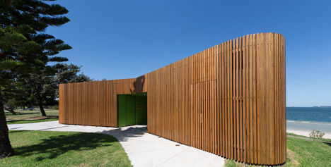 Cook Park amenities by Fox Johnston