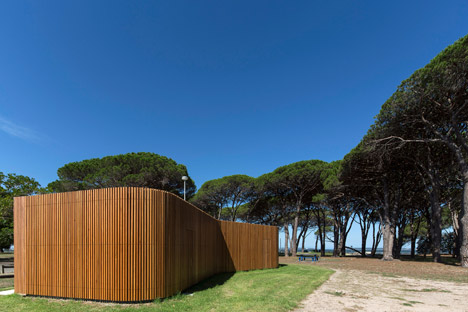 Cook Park amenities by Fox Johnston