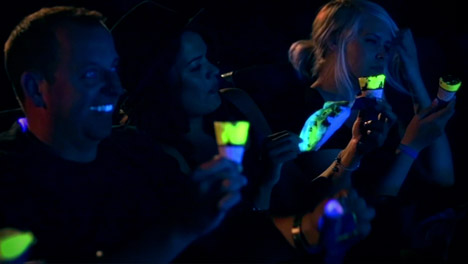 Glow-in-the-dark Cornettos by Bompas and Parr