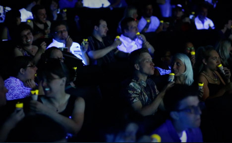 Glow-in-the-dark Cornettos by Bompas and Parr