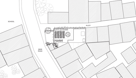 Green Renovation by Vo Trong Nghia site plan