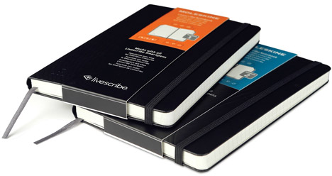 Moleskine notebook by Livescribe
