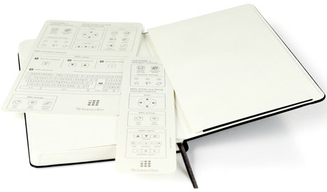 Moleskine notebook by Livescribe