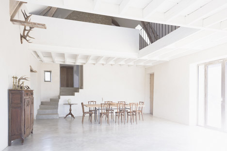 Old farmhouse conversion in France by SEPTEMBRE