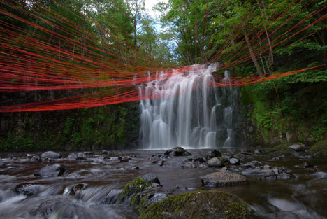 Pier Fabre Dripping installation for Horizons Sancy 2014