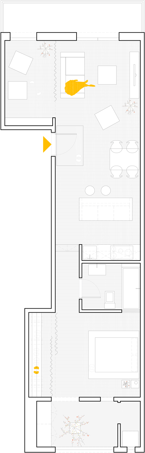 Renovated apartment in Les Corts by Sergi Pons