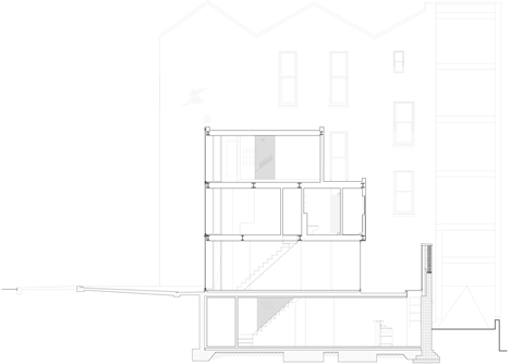 Sliver House by Boyarsky Murphy Architects slots into a three-metre-wide space