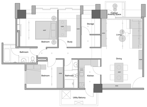 Taipei interior by Tai and Architectural Design