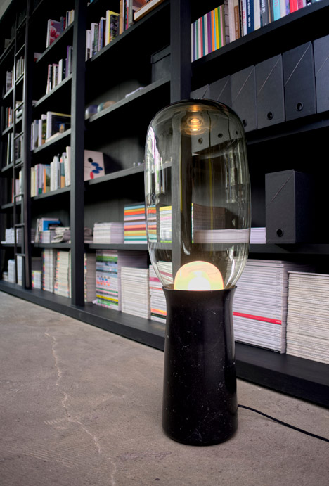 Torch lamp by Dan Yeffet
