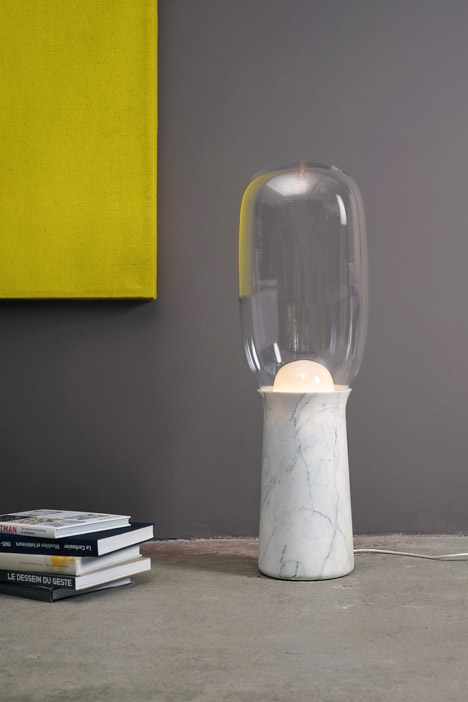 Torch lamp by Dan Yeffet