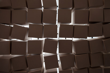 Zimoun interiors installation