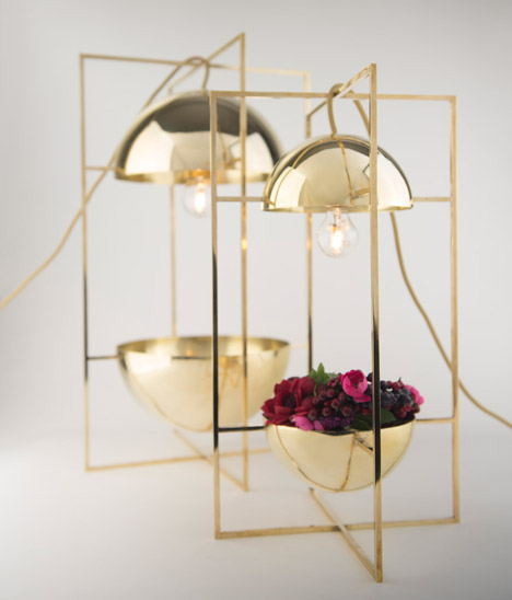 Exhibit light bowl by MEJD studio