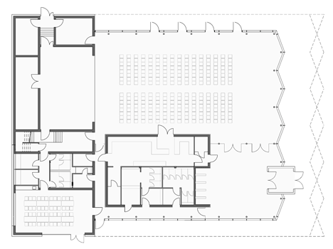 Festival Hall Neckarallee by Ackermann and Raff-