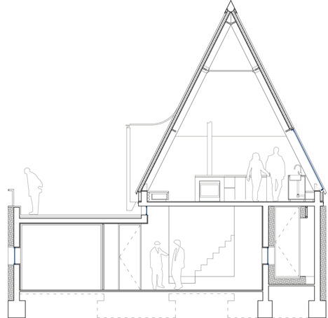 House at Chiloe Island by DRAA