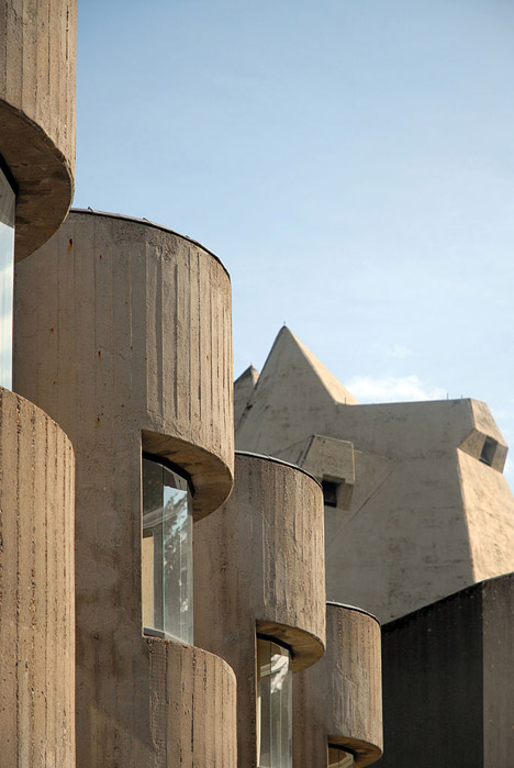 Brutalist buildings: Pilgrimage Church, Neviges by Gottfried Böhm