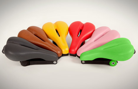 Seatylock saddle and lock