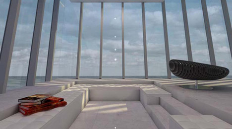 Vertiginous Cliff House by Modscape designed to hang off a precipice like "barnacles clinging to a ship's hull"
