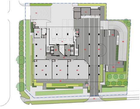 100PP office building by MOD