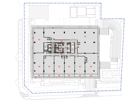 100PP office building by MOD