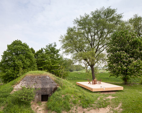 Bunker Pavilion by B-ILD