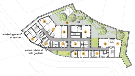 Child care centre in Paris by RH+ architecture