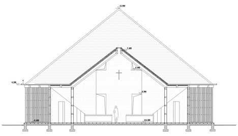 Nanjing Wanjing Garden Chapel by AZL Architects