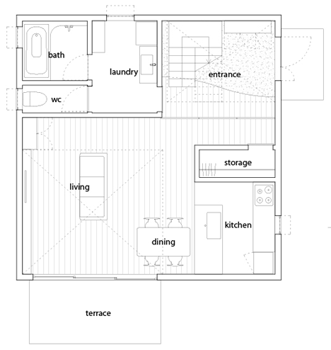 Quad House by architecture atelier akio takatsuka