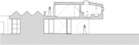 A copper annex to a fermette by Vens-Vanbelle