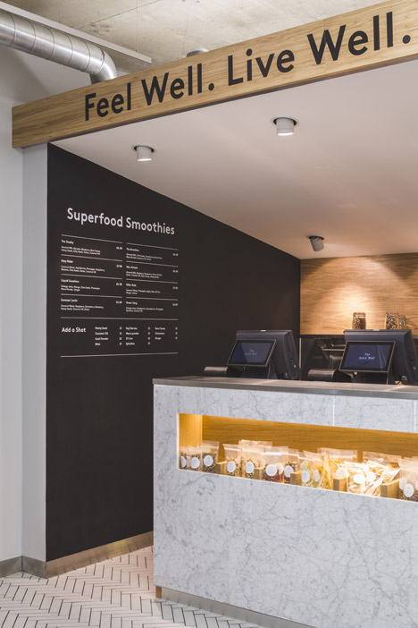 Cold Press Juice Bar by Jump Studios