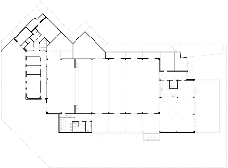 Cultural Center in Bissegem by Urbain Architectencollectief