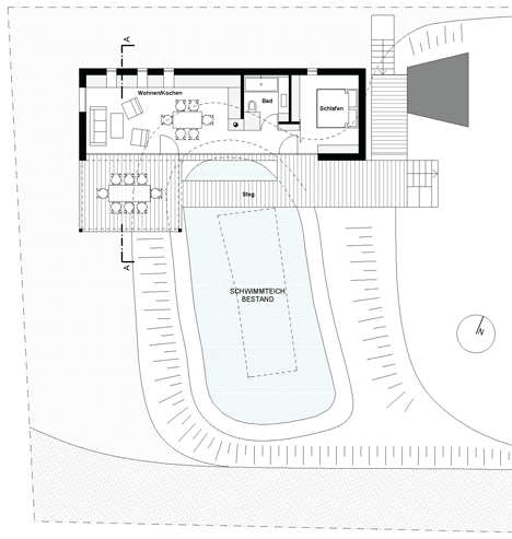 House at the pond by Hammerschmid Pachl Seebacher Architekten