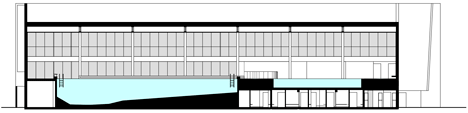 Restructuring and extension of swimming pool in Bagneux by Dominique Coulon et associés