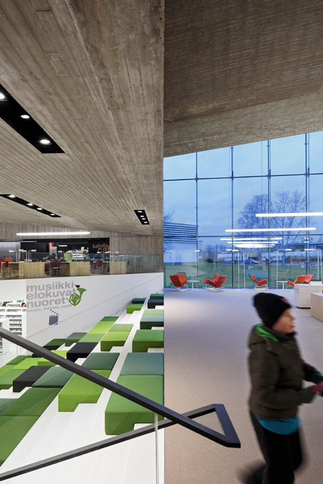 Seinäjoki Public Library and Provincial Library, Apila by JKMM Arkkitehdit
