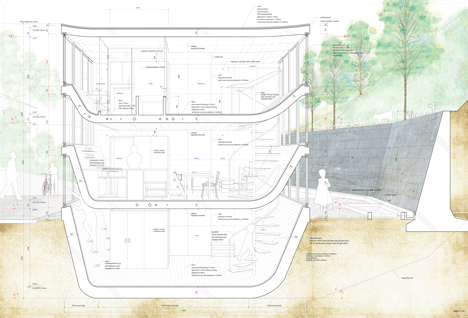House in Byobugaura by Takeshi Hosaka