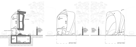 JCDecaux Advertising Sculpture by Zaha Hadid Architects