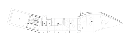Mining and metallurgy heritage centre and cafe in Banca by V2S architectes