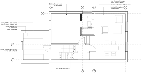 Roof extension to east london flat by Poulsom Middlehurst