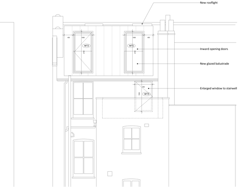 Roof extension to east london flat by Poulsom Middlehurst