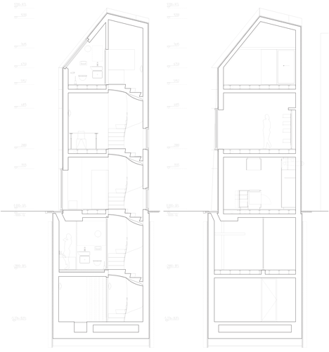 The A' House in Tokyo by Wiel Arets